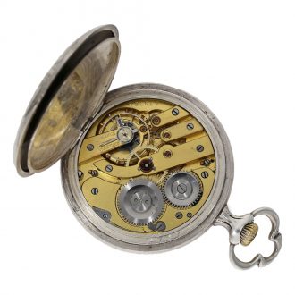 German silver Art Nouveau anker chronometer watch Circa 1900 German silver Art Nouveau anker chronometer watch Circa 1900