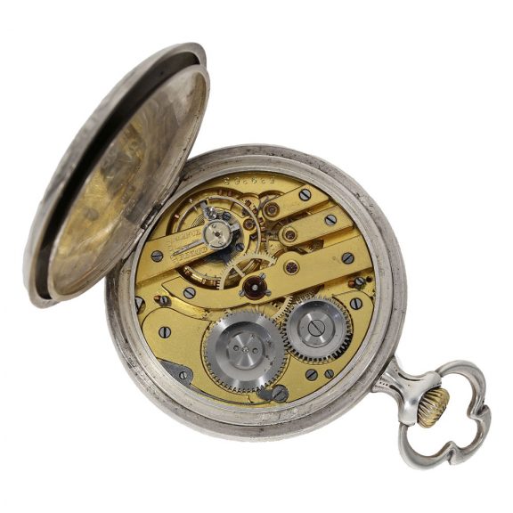 German silver Art Nouveau anker chronometer watch Circa 1900 German silver Art Nouveau anker chronometer watch Circa 1900
