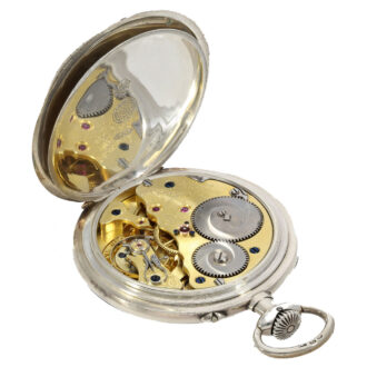 German silver precision lever escapement pocket watch Circa 1925