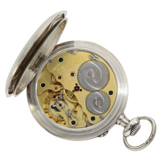 German silver precision lever escapement pocket watch Circa 1925