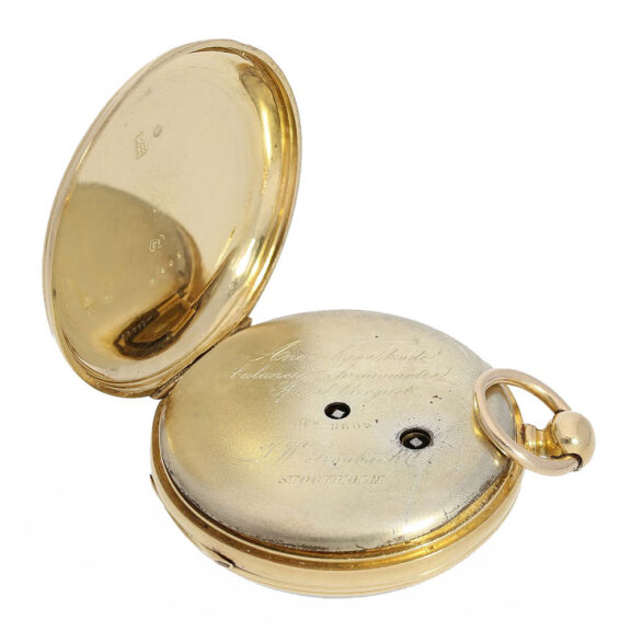 Swedish experimental chronometer watch Circa 1850/1860 Swedish experimental chronometer watch Circa 1850/1860