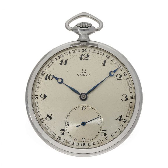 Swiss stainless steel Art deco dress watch Circa 1942