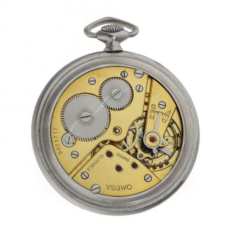 Swiss stainless steel Art deco dress watch Circa 1942