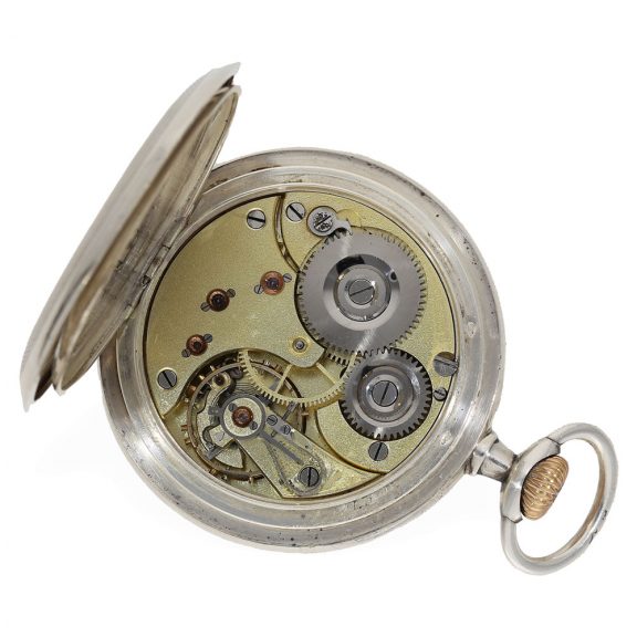Swiss silver open faced precision pocket watch Circa 1900 Swiss silver open faced precision pocket watch Circa 1900