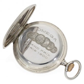 Swiss silver open faced precision pocket watch Circa 1900