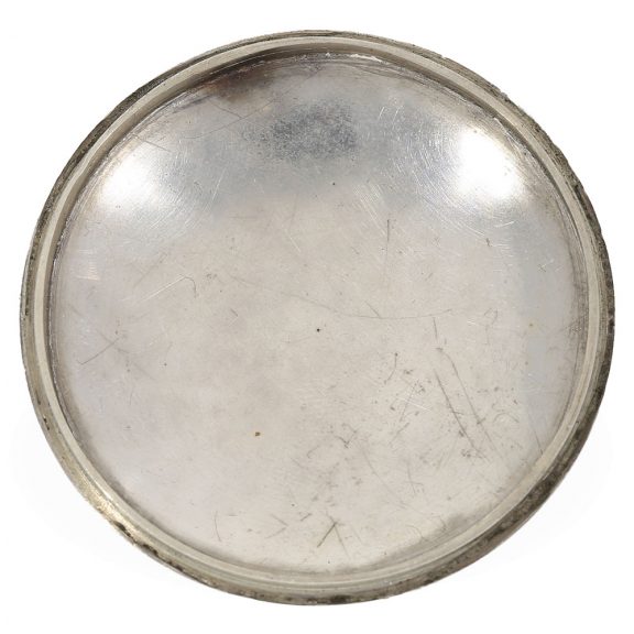 English silver pocket chronometer with power reserve Circa 1890 English silver pocket chronometer with power reserve Circa 1890