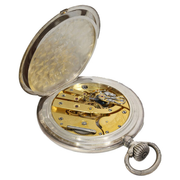 German silver observation chronometer in original box Circa 1915 German silver observation chronometer in original box Circa 1915