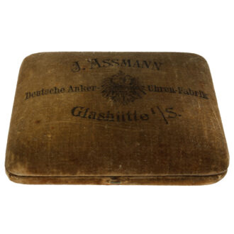 German silver observation chronometer in original box Circa 1915