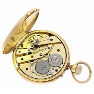 French 18 K gold Lépine Ankerchronometer Circa 1860