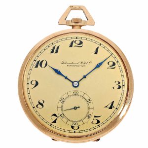 Swiss unique deck watch with Art déco decoration Circa 1923