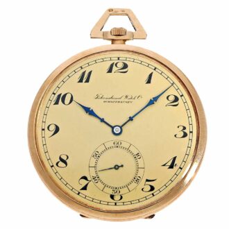 Swiss unique deck watch with Art déco decoration Circa 1923