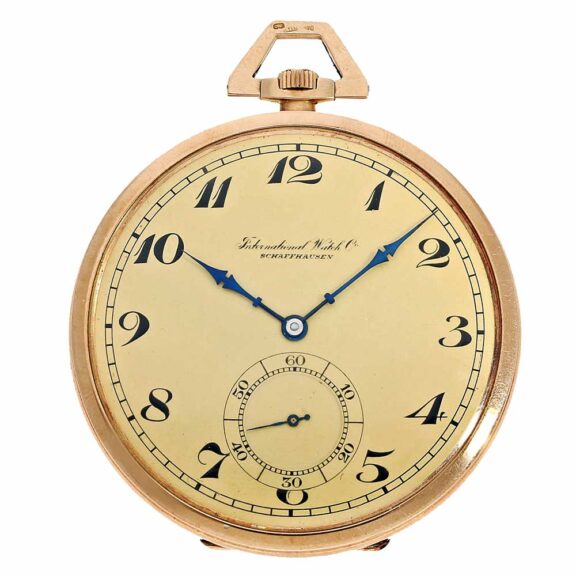 Swiss unique deck watch with Art déco decoration Circa 1923