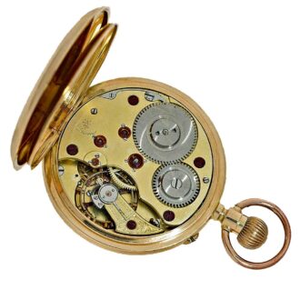 German precision watch with rare movement quality Circa 1900