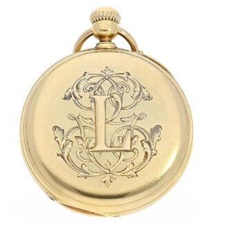French 18 K gold Lépine Ankerchronometer Circa 1860