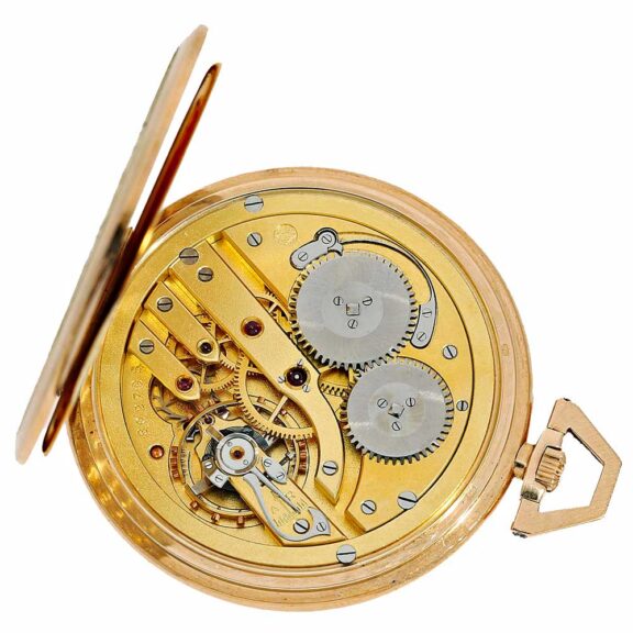 Swiss unique deck watch with Art déco decoration Circa 1923 Swiss unique deck watch with Art déco decoration Circa 1923