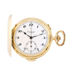 Swiss 14K gold quarter repeating chronograph Circa 1910