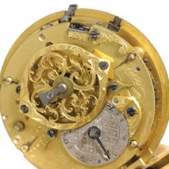 French gold repeating watch with chatelaine Circa 1770