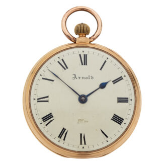 English early keyless winding gold cylinder watch Circa 1823