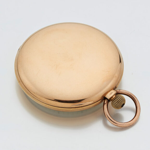 English early keyless winding gold cylinder watch Circa 1823 English early keyless winding gold cylinder watch Circa 1823