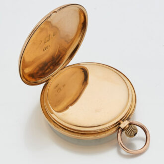 English early keyless winding gold cylinder watch Circa 1823