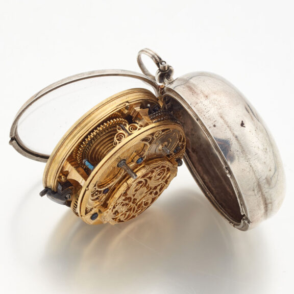 Early English silver pair cased verge pocket watch Circa 1750 Early English silver pair cased verge pocket watch Circa 1750