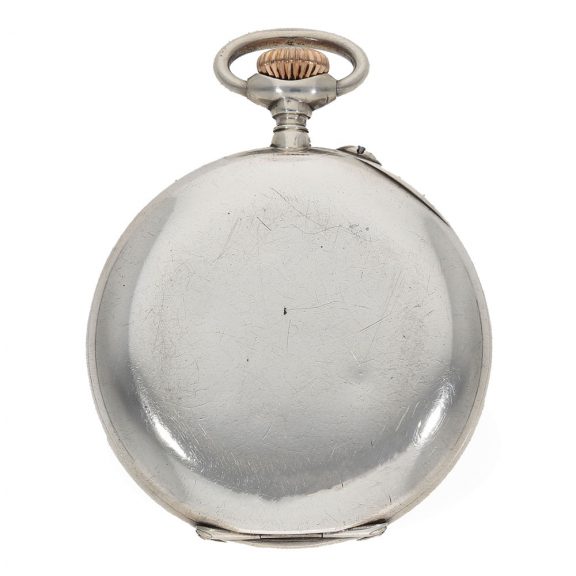 Rare French silver open faced lever pocket watch Circa 1900 Rare French silver open faced lever pocket watch Circa 1900