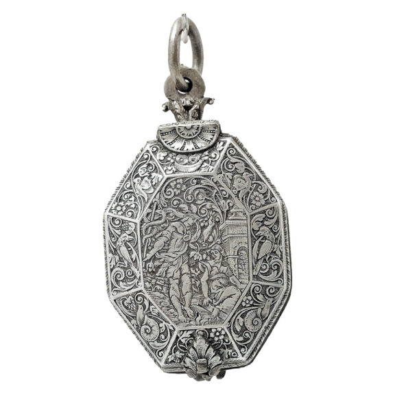 Early German silver octagonal verge pocket watch Circa 1610 Early German silver octagonal verge pocket watch Circa 1610