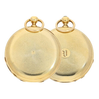 Rare French 18k gold lever school watch Circa 1850