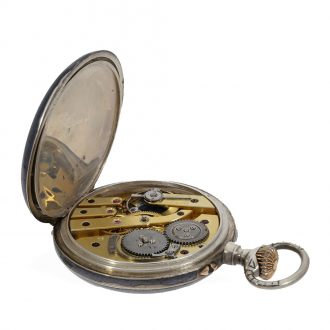 French gunmetal and rose gold observatory chronometer Circa 1890 French gunmetal and rose gold observatory chronometer Circa 1890