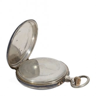 French gunmetal and rose gold observatory chronometer Circa 1890 French gunmetal and rose gold observatory chronometer Circa 1890