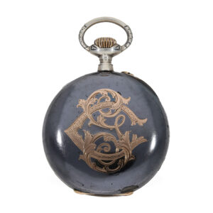 French gunmetal and rose gold observatory chronometer Circa 1890