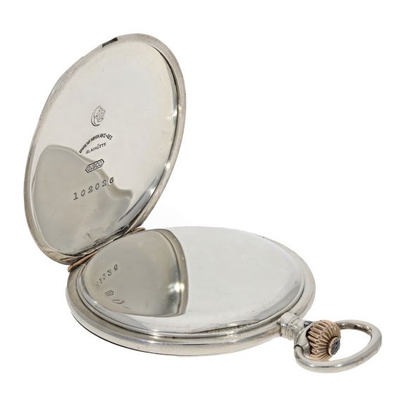 German silver precision pocket watch with original box Circa 1920 German silver precision pocket watch with original box Circa 1920