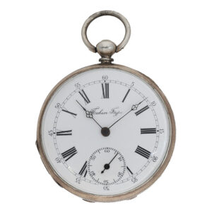 Russian silver and technically interesting duplex watch Circa 1850