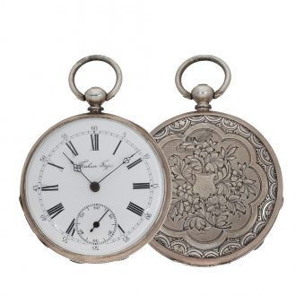 Russian silver and technically interesting duplex watch Circa 1850