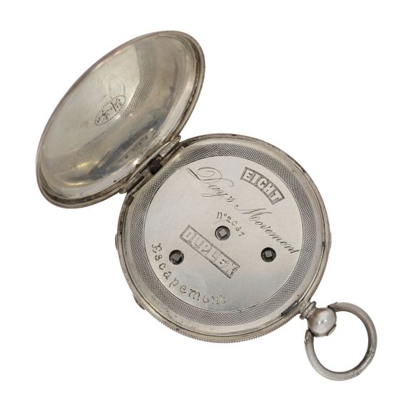 Russian silver and technically interesting duplex watch Circa 1850 Russian silver and technically interesting duplex watch Circa 1850
