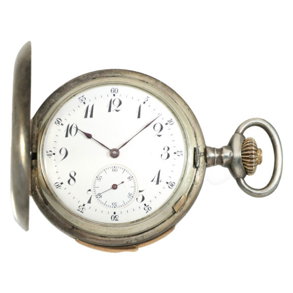 Swiss silver and gold minute repeater Circa 1915