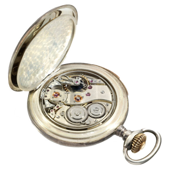 Swiss silver and gold minute repeater Circa 1915 Swiss silver and gold minute repeater Circa 1915