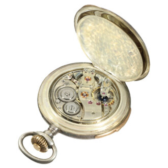 Swiss silver and gold minute repeater Circa 1915