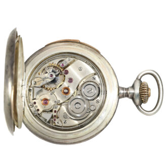 Swiss silver and gold minute repeater Circa 1915