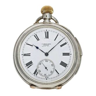 Swiss precision pocket watch, for the Indian market Circa 1900