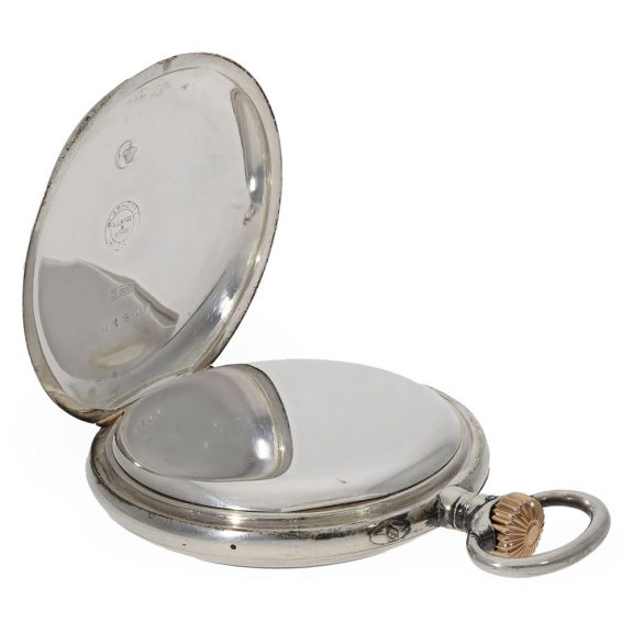 German silver open faced precision pocket watch Circa 1900 German silver open faced precision pocket watch Circa 1900