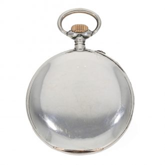 German silver open faced precision pocket watch Circa 1900