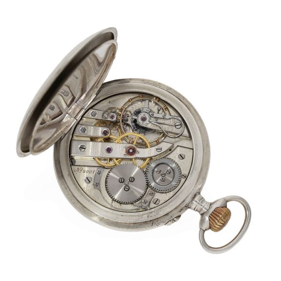 Swiss silver watch with quality anker chronometer Circa 1890 Swiss silver watch with quality anker chronometer Circa 1890