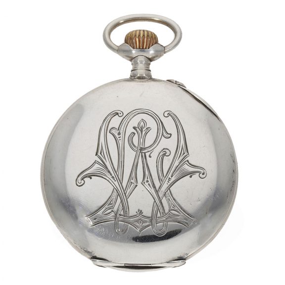 Swiss silver watch with quality anker chronometer Circa 1890 Swiss silver watch with quality anker chronometer Circa 1890