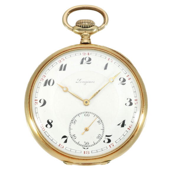 Swiss 14 Carat gold precision pocket watch Circa 1915 Swiss 14 Carat gold precision pocket watch Circa 1915