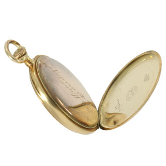 Swiss 14 Carat gold precision pocket watch Circa 1915 Swiss 14 Carat gold precision pocket watch Circa 1915