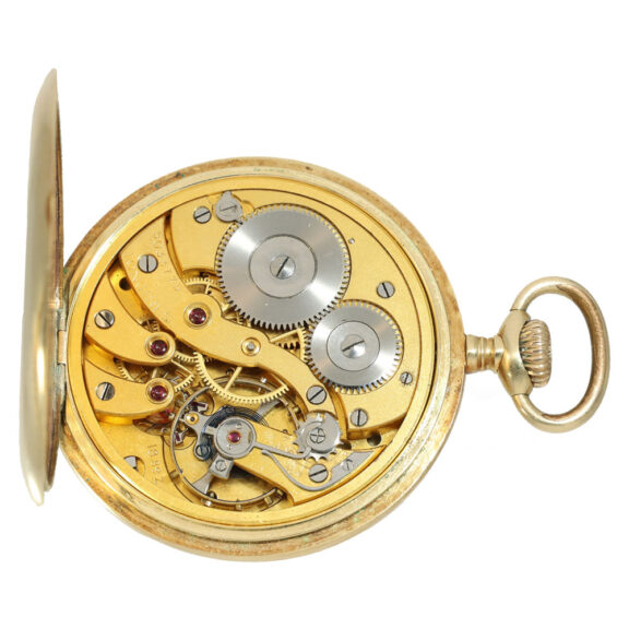 Swiss 14 Carat gold precision pocket watch Circa 1915 Swiss 14 Carat gold precision pocket watch Circa 1915