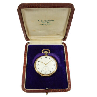 Swiss 14 Carat gold precision pocket watch Circa 1915 Swiss 14 Carat gold precision pocket watch Circa 1915