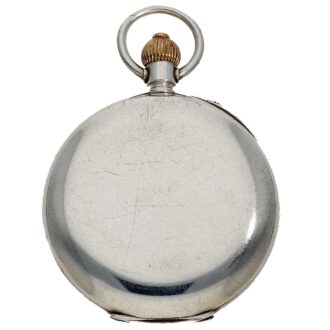 Russian rare silver deck watch with chronograph Circa 1915