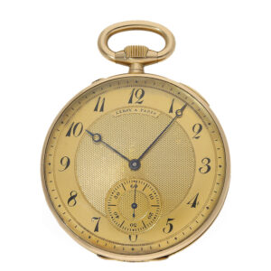 Elegant French lépine, 18 Carat gold dress watch Circa 1910